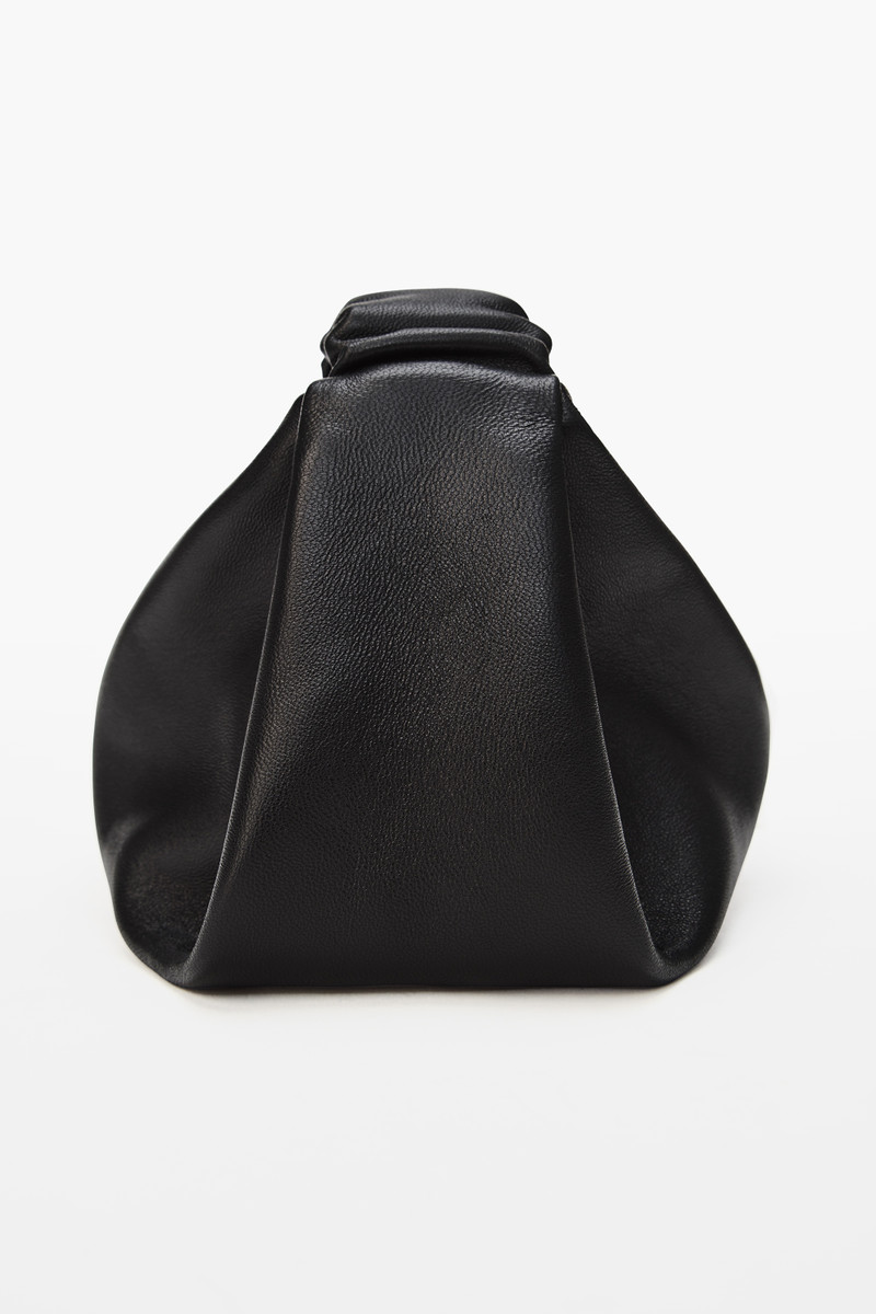 SMALL SCRUNCHIE BAG IN LEATHER 5