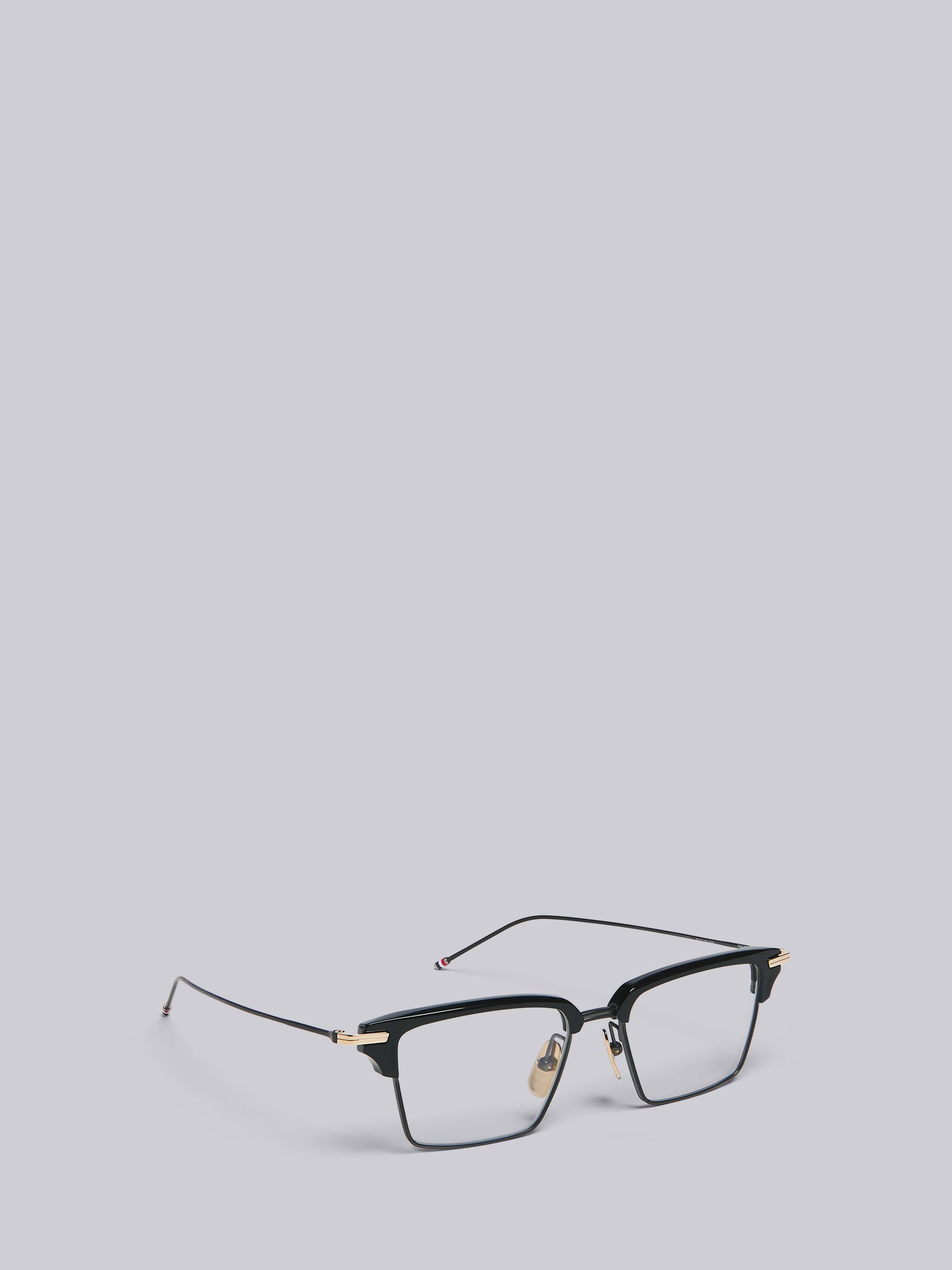 TB422 - Black Iron Wayfarer Eyeglasses - 4