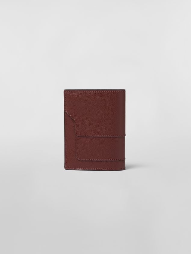SAFFIANO LEATHER BI-FOLD MONO-COLOURED WALLET - 3