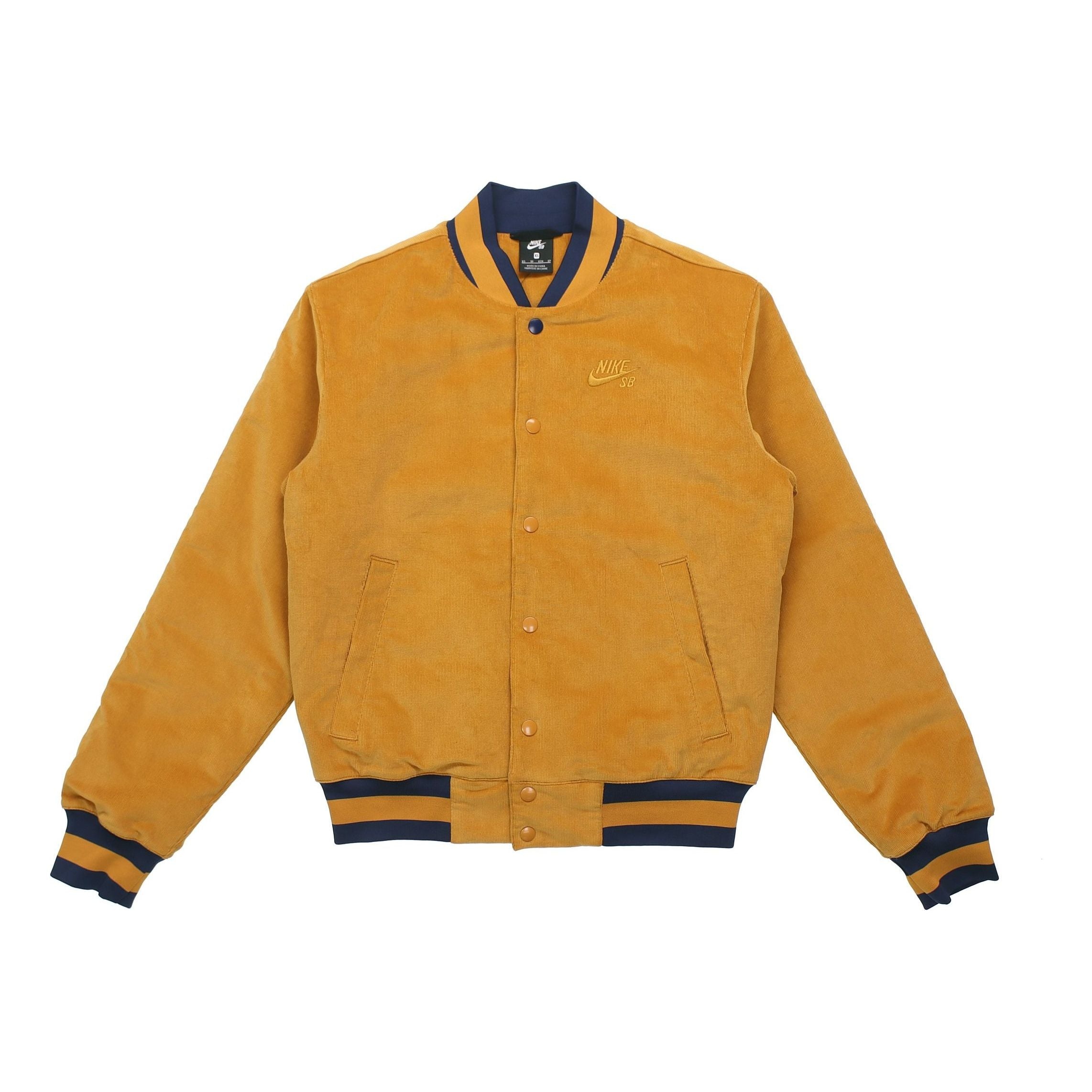 Nike corduroy Skateboard Sports Jacket Yellow CK5445-712 - 1