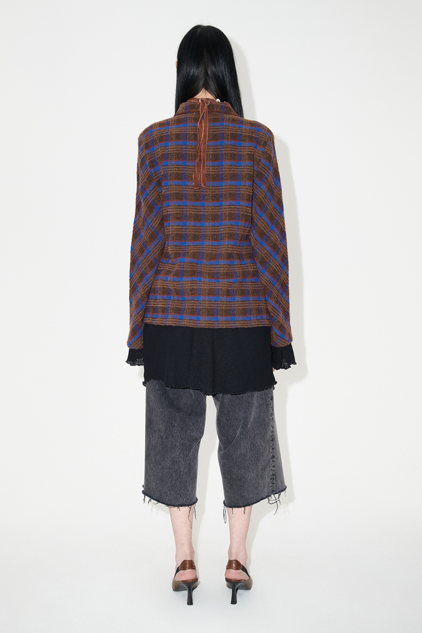 Sanctuary Shirt Brown Pankow Check - 5