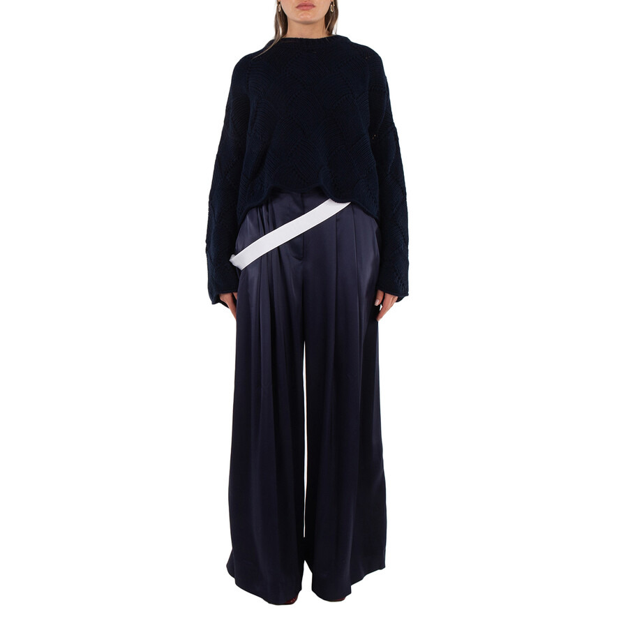JW Anderson Crossover Strap Wide Leg Trousers - 6