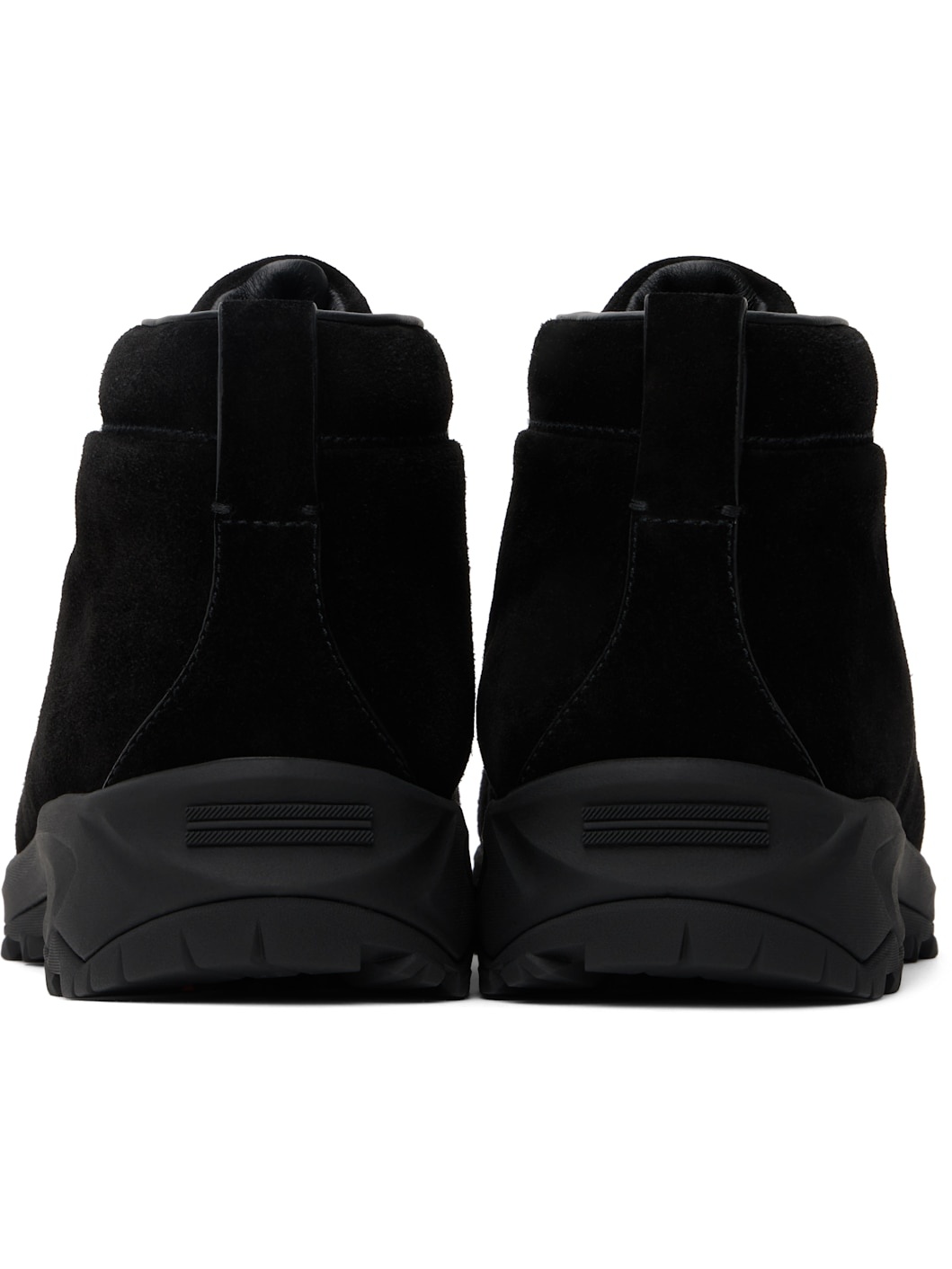 Black Triple Stitch Vetta High-Top Sneakers - 2