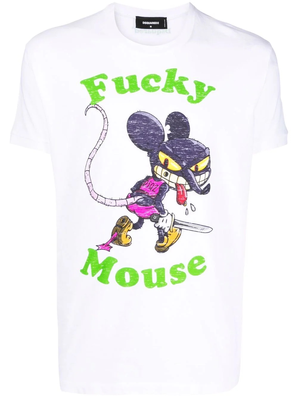 mouse graphic-print T-shirt - 1