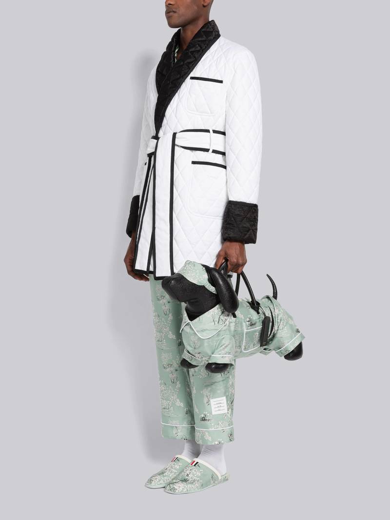 Silk Twill Toile Slipper 6