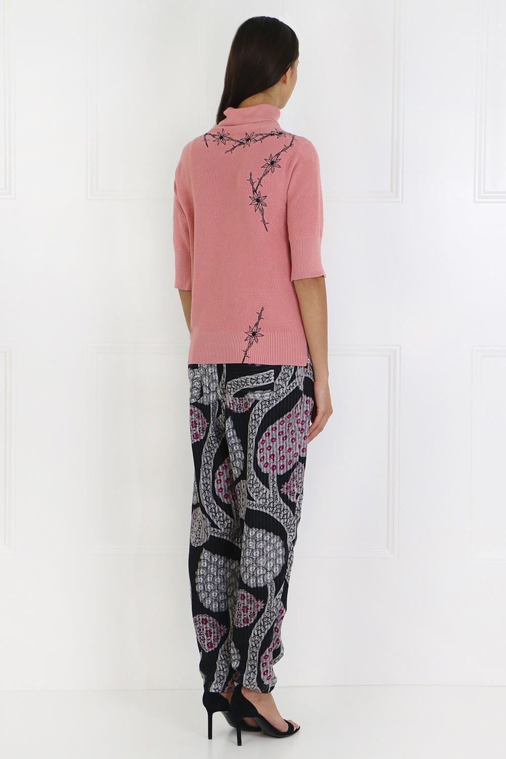 EVERSON RELAXED PANT | PAISLEY PRINT BLACK - 3