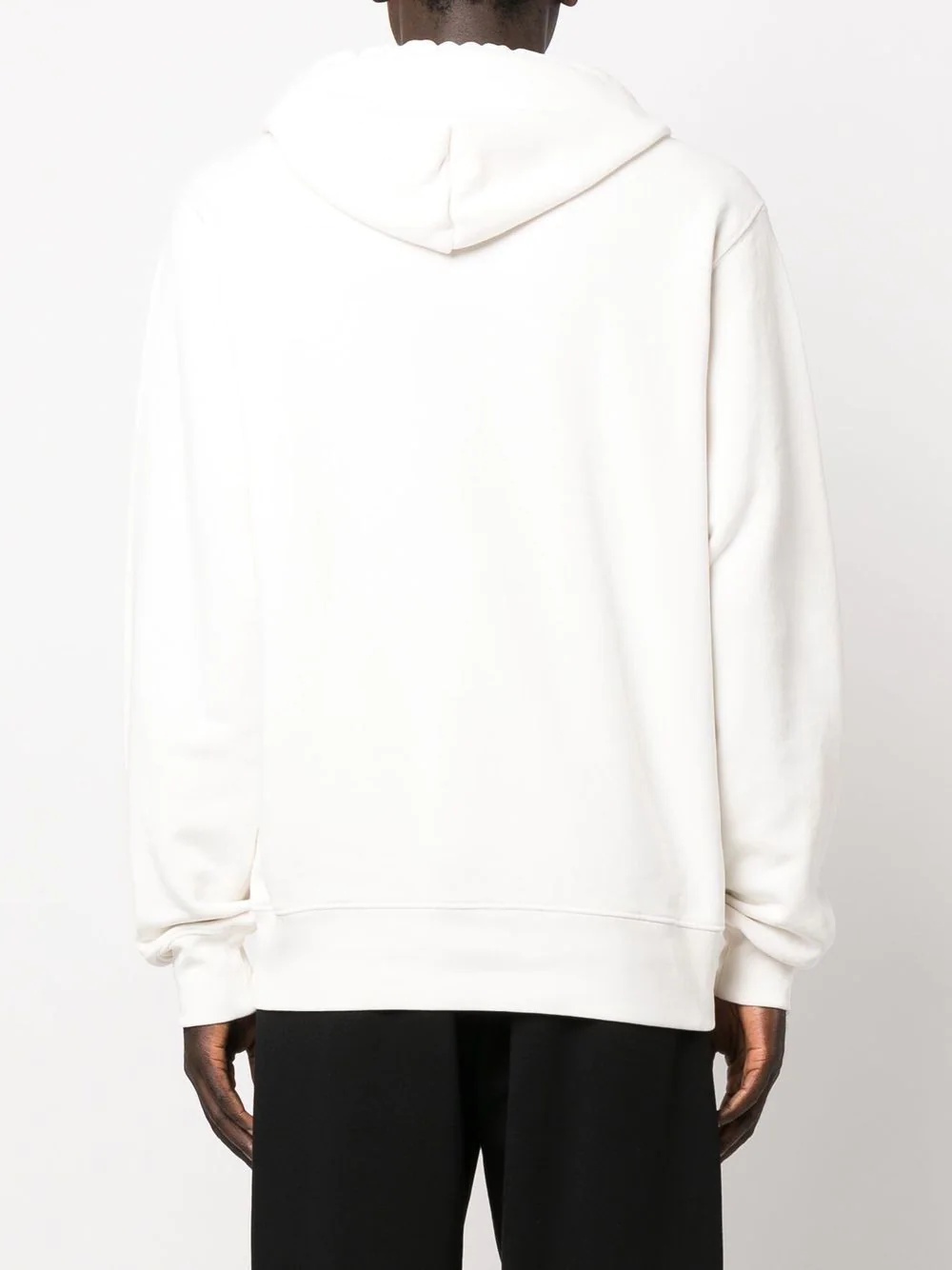 multi-cord cotton hoodie - 4