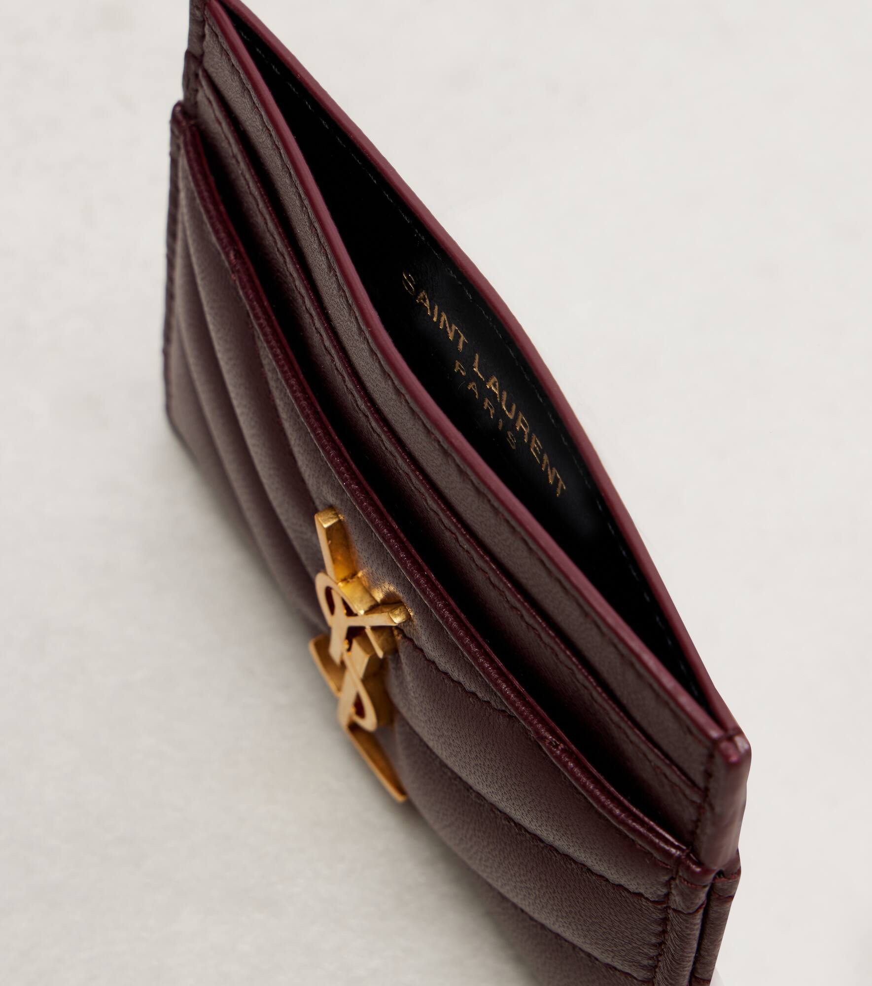 Cassandre matelassé leather card case - 2