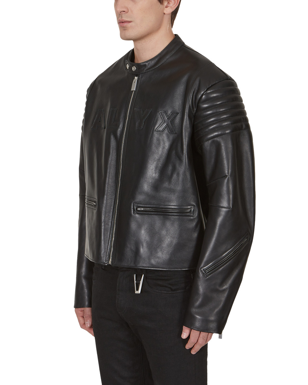 LEATHER MOTO JACKET - 3