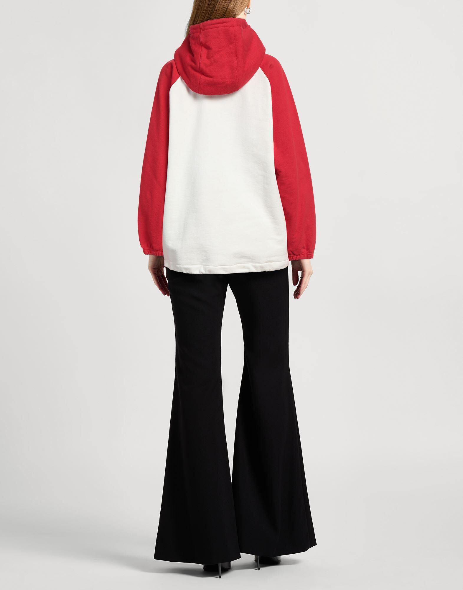 White Women's Hooded Sweatshirt - 3