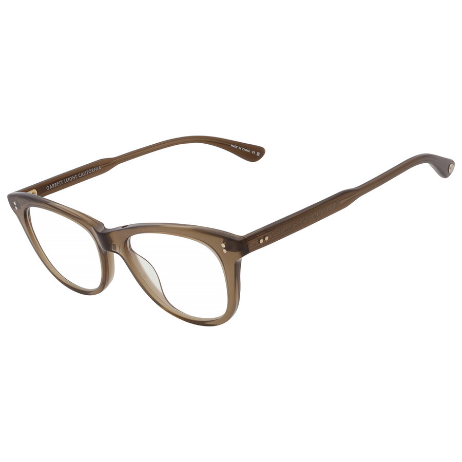 Garrett Leight TIA JANE Demo Cat Eye Ladies Eyeglasses 1122 OLIO 47 - 4