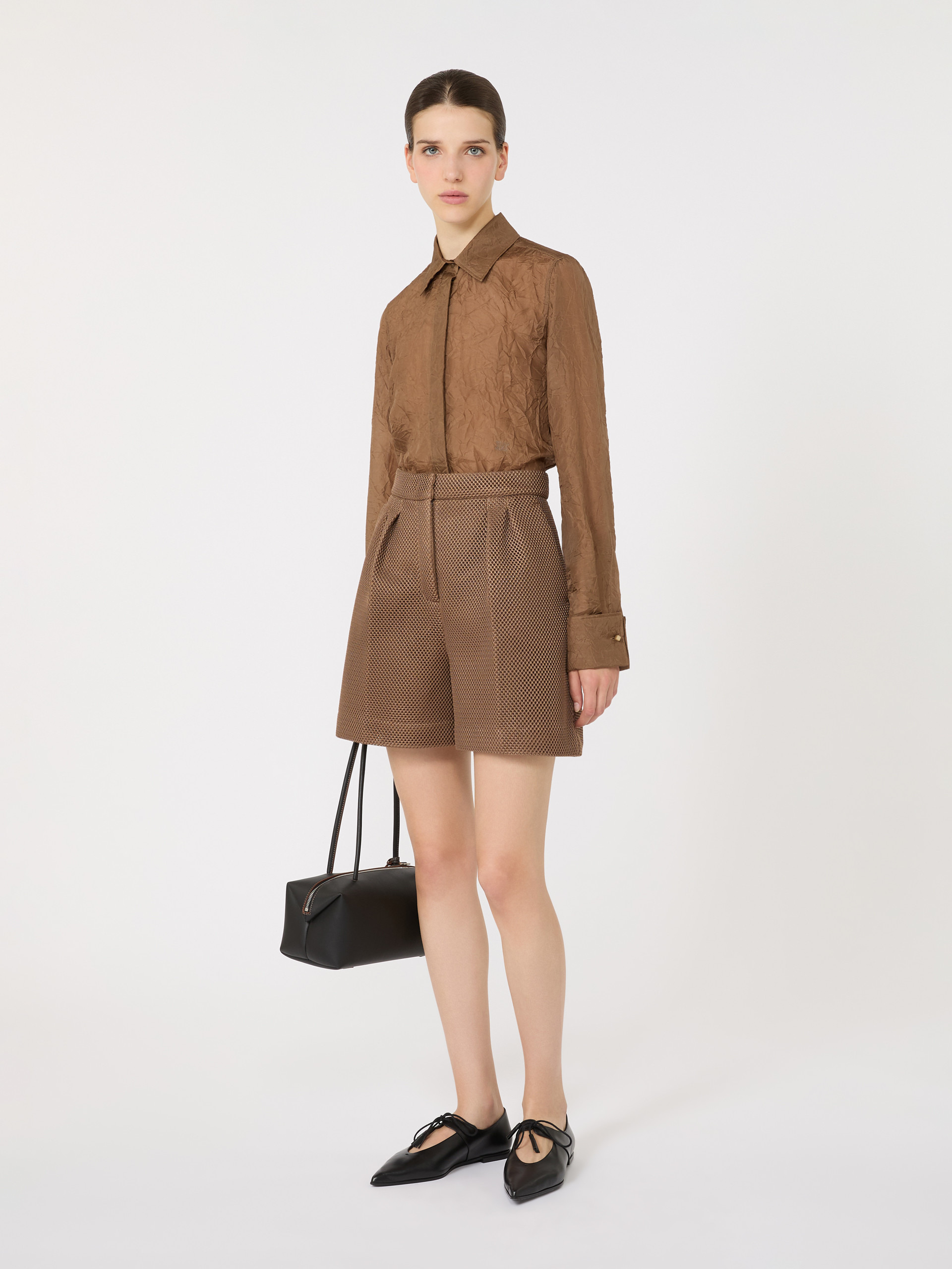 ELOISA Silk canvas shirt - 2