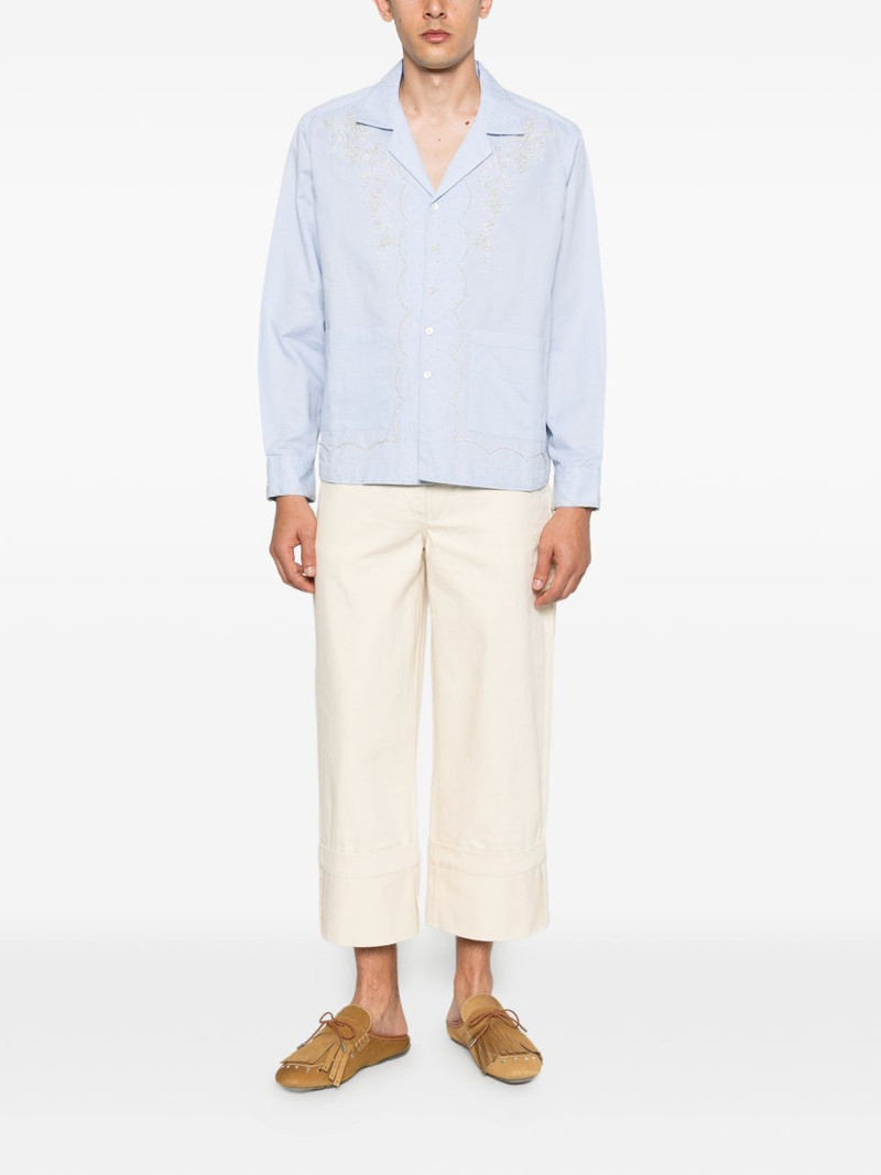 baziszt Mord floral-embroidered shirt outlook