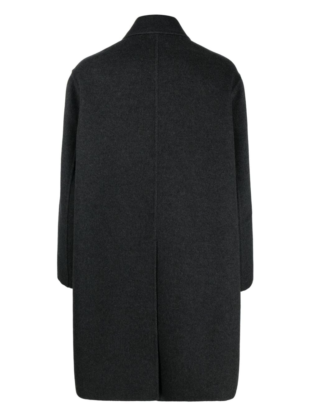 zip-up cashmere coat - 2
