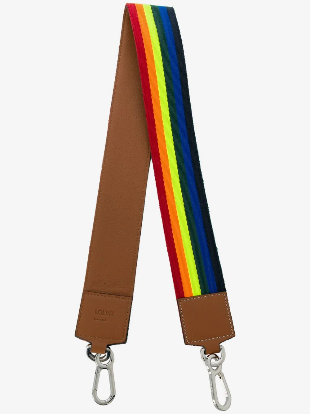 striped bag strap - 1