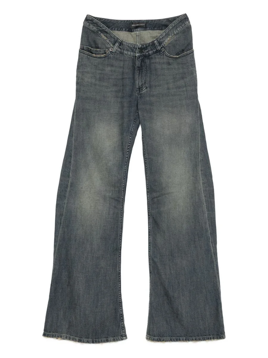 Balenciaga Denim Cotton Jeans - 1