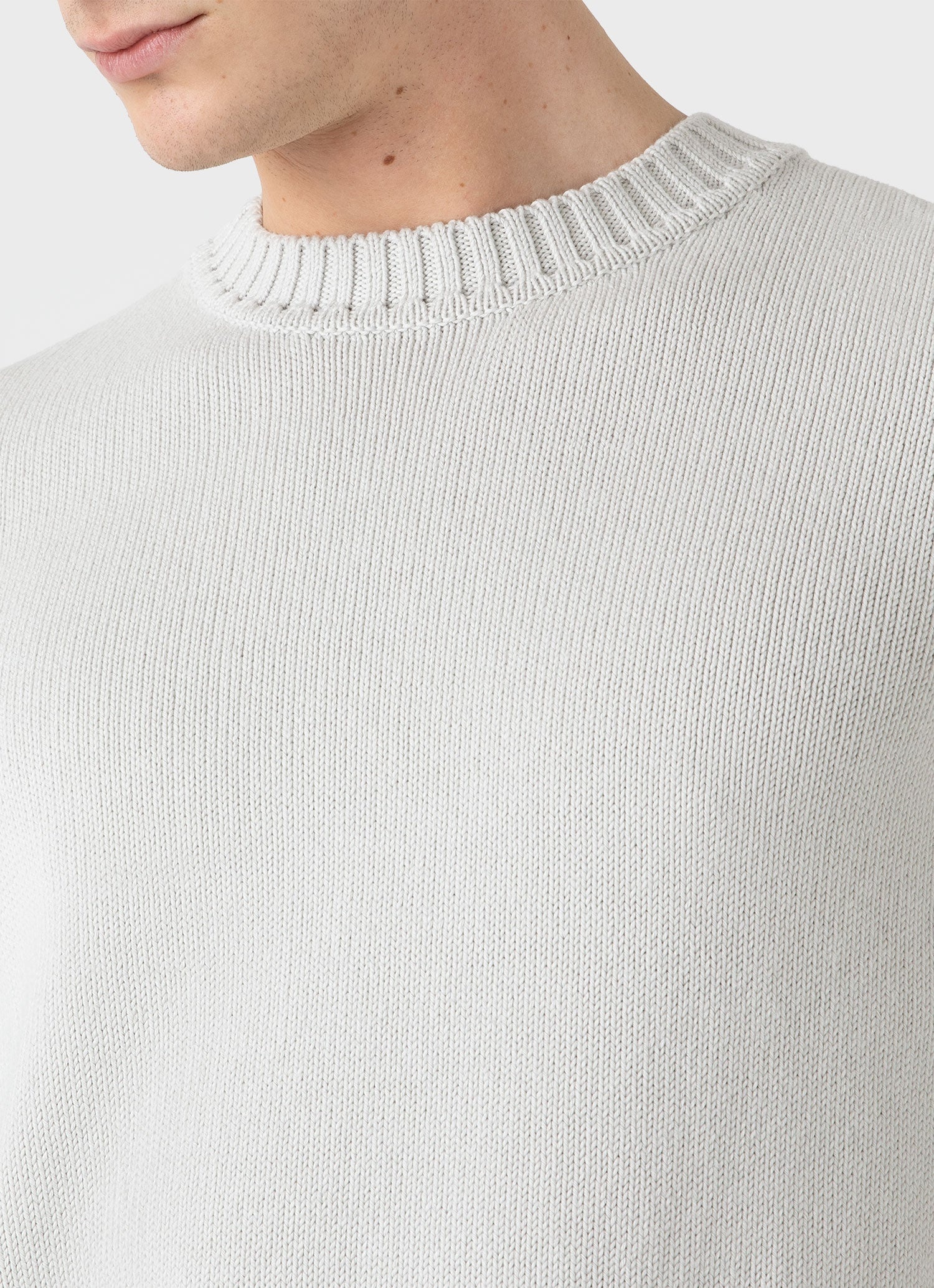 Cotton Crew Neck Jumper - 6