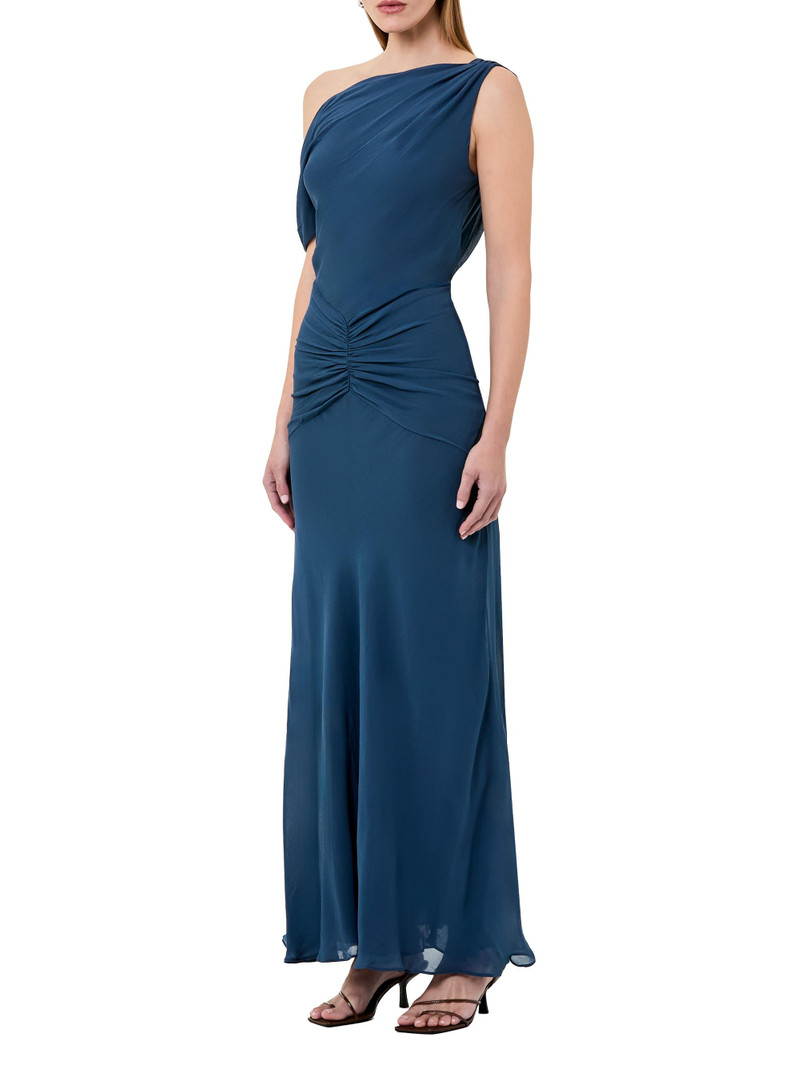 Women's Elza One-Shoulder Paneled Maxi Dress - Mineral 3