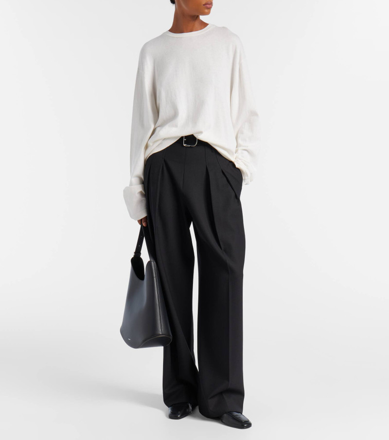 extreme cashmere N°452 Rock cotton and cashmere top outlook