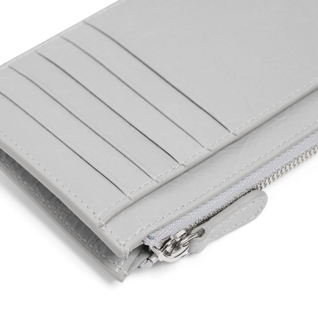 Women's Le City Long Coin And Card Holder in Light Grey - 4