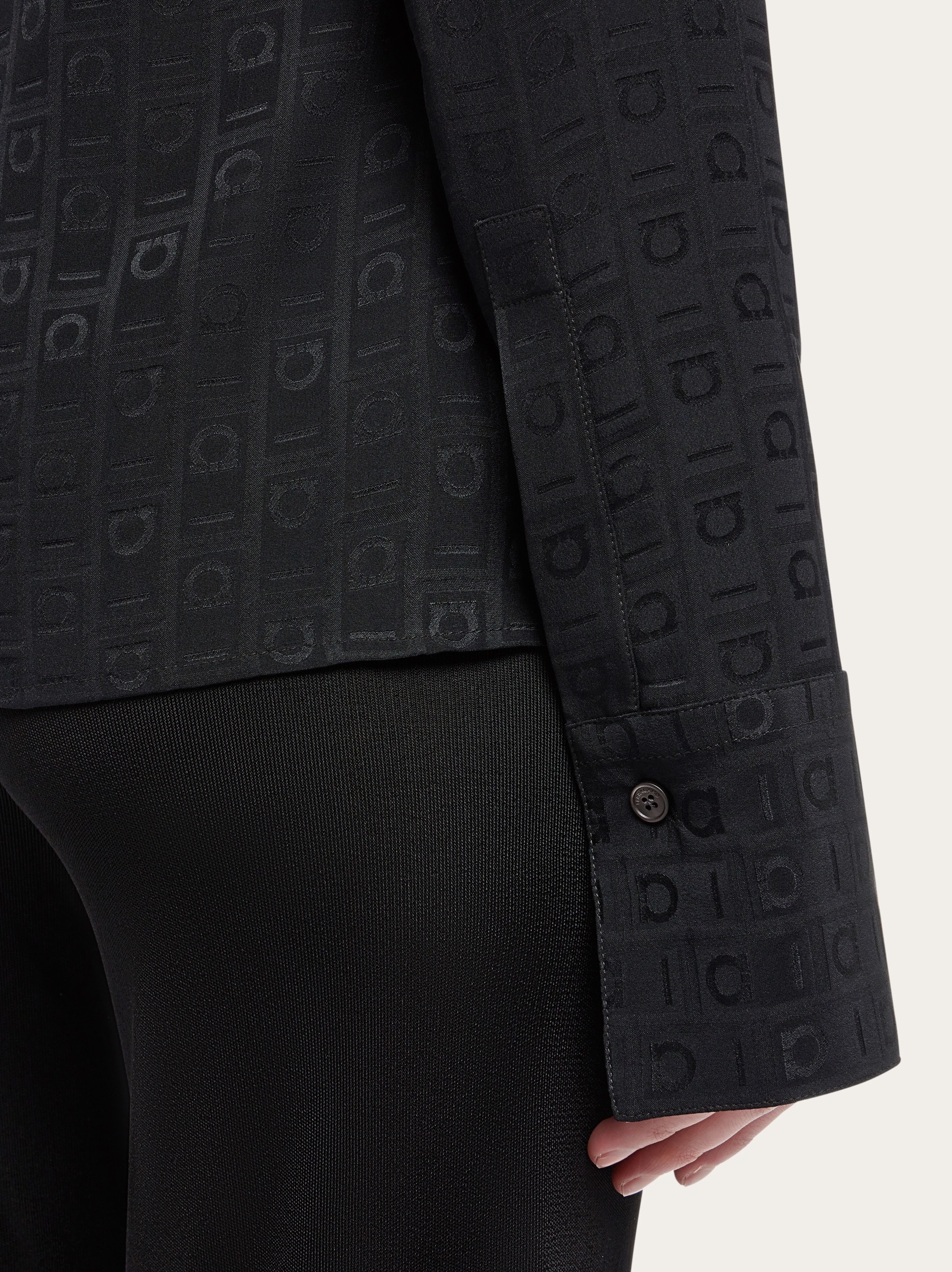 Shirt with sash collar - 5
