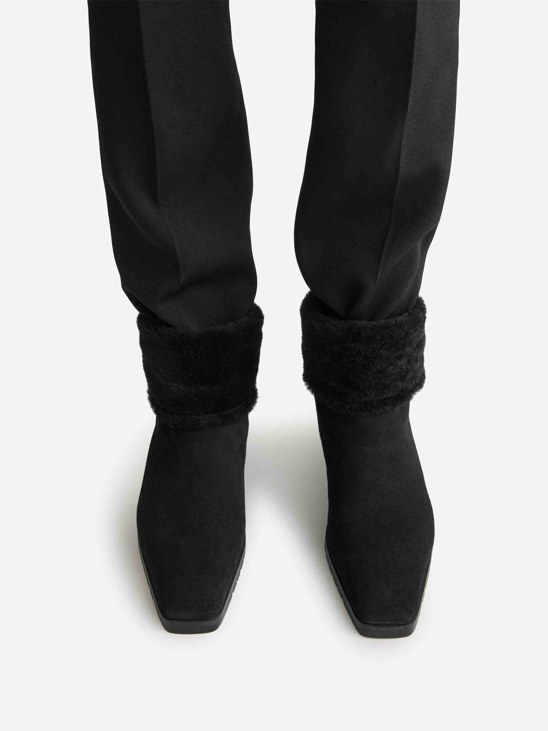 FOLDABLE LEATHER BOOTS - 2