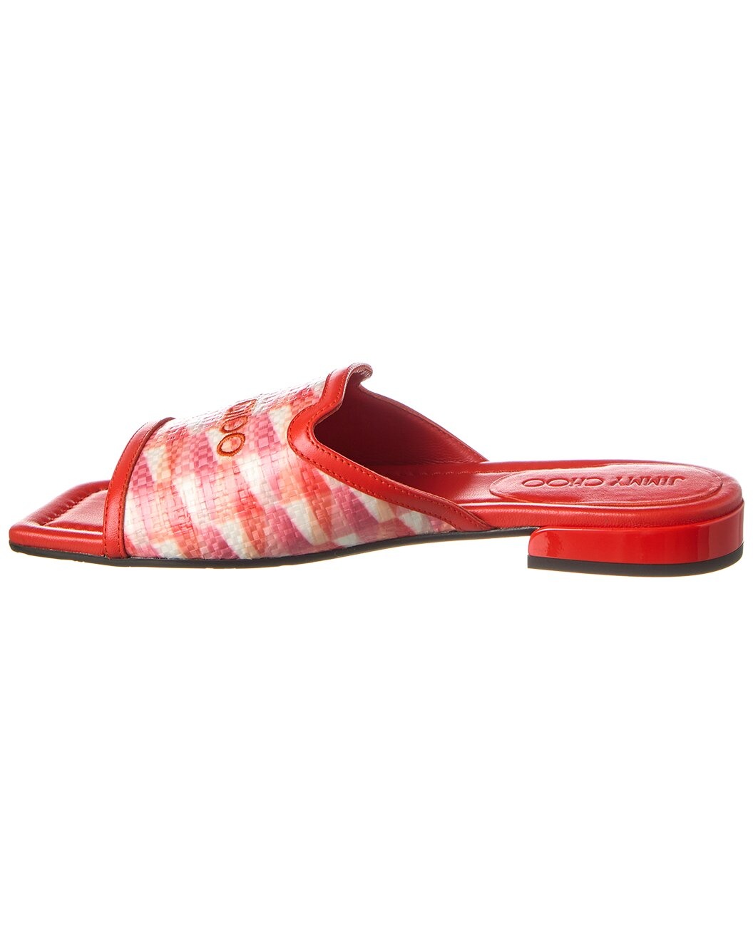 Jimmy Choo Nako Woven & Leather Flat - 2