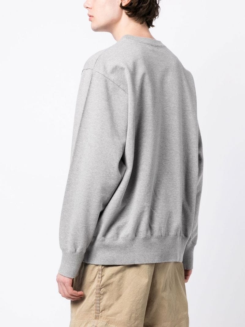 graphic-print crew-neck sweatshirt - 4