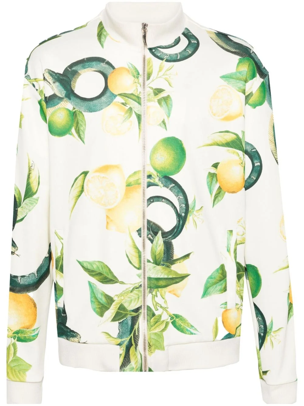 lemon-print bomber jacket - 1