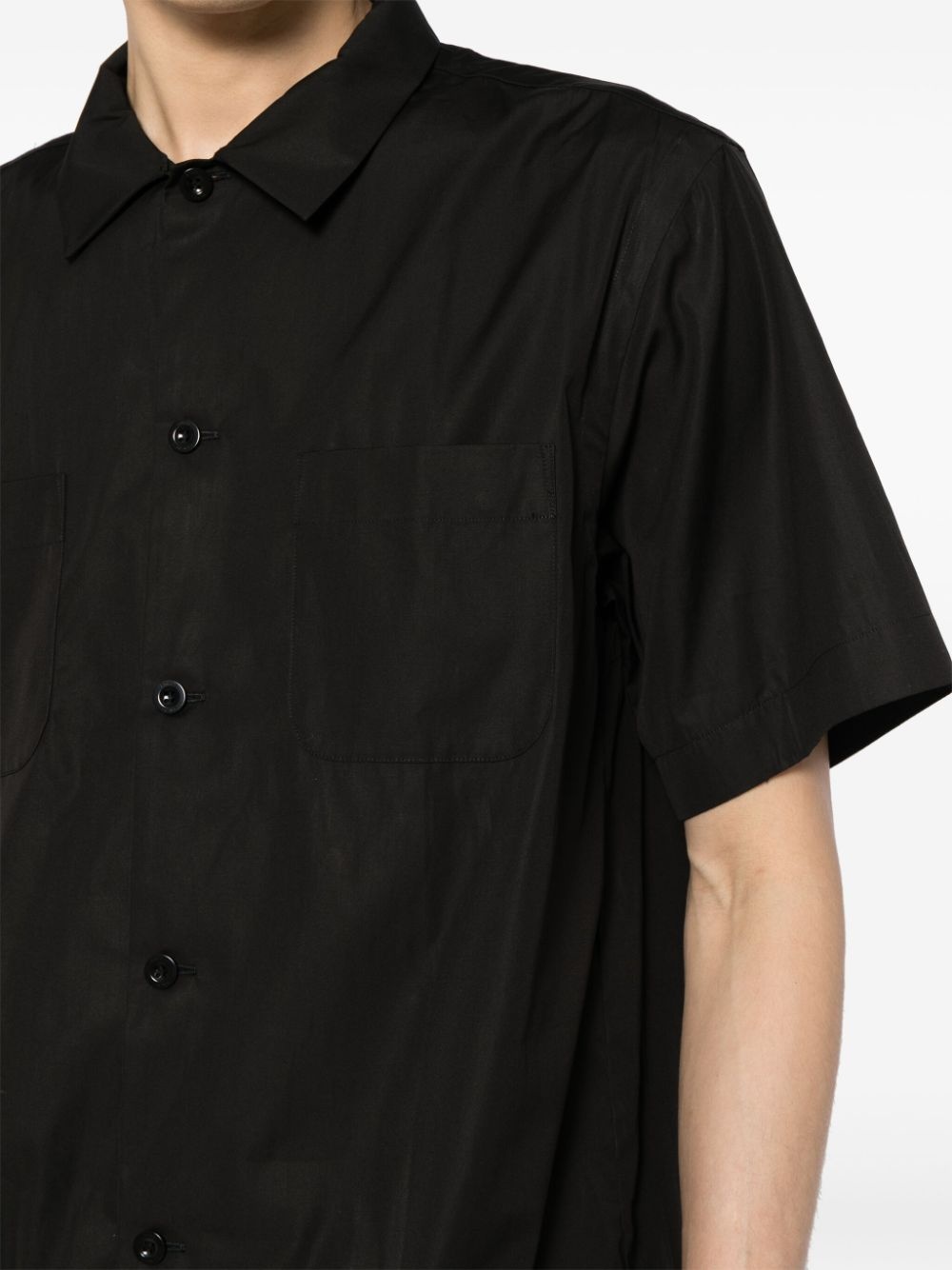 patch pocket short-sleeved shirt - 5