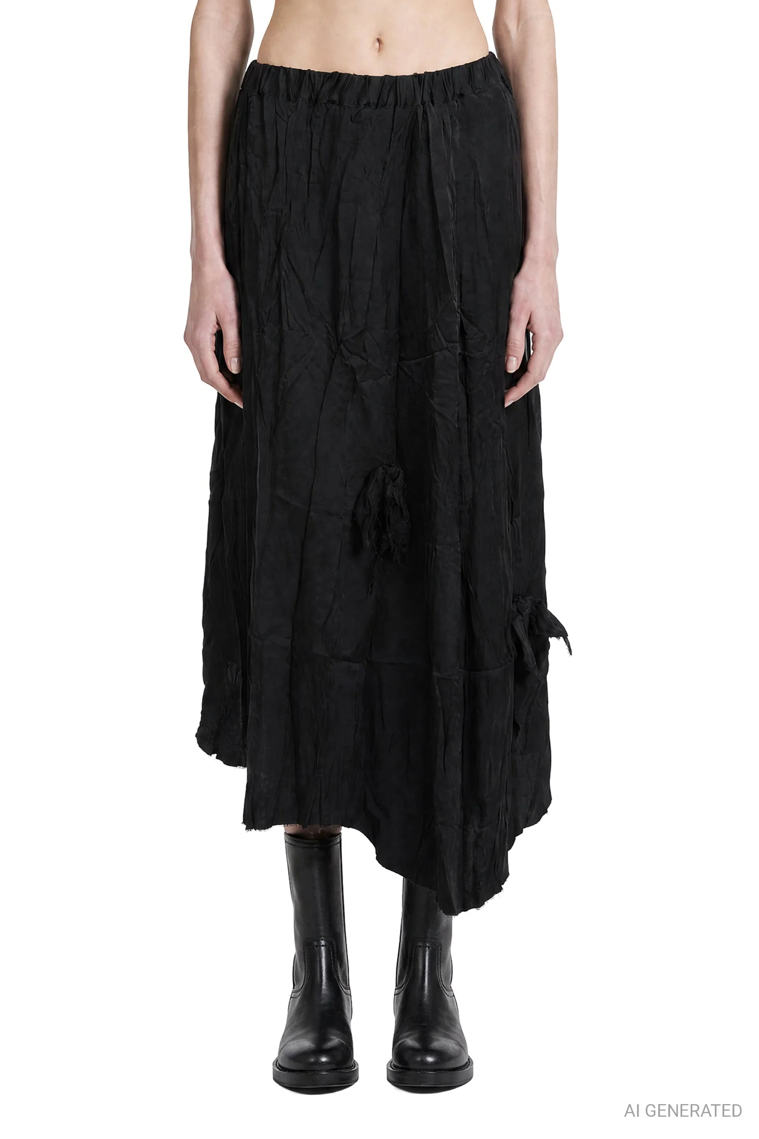 Les Portraits Asymmetric Long Skirt - 1