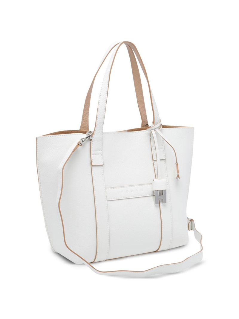 Script top-handles tote bag 3