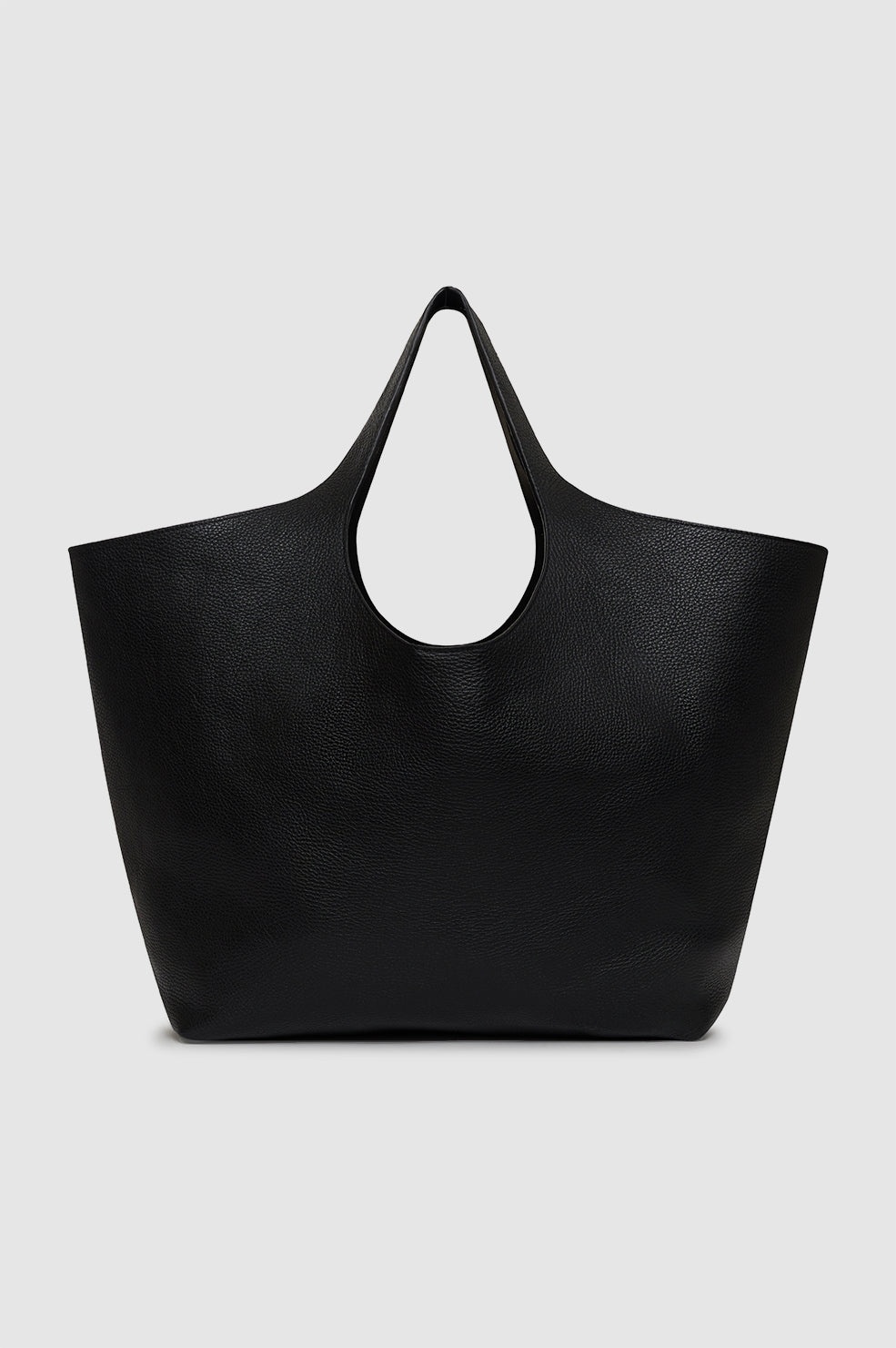 Lili Tote - Black Pebbled - 3
