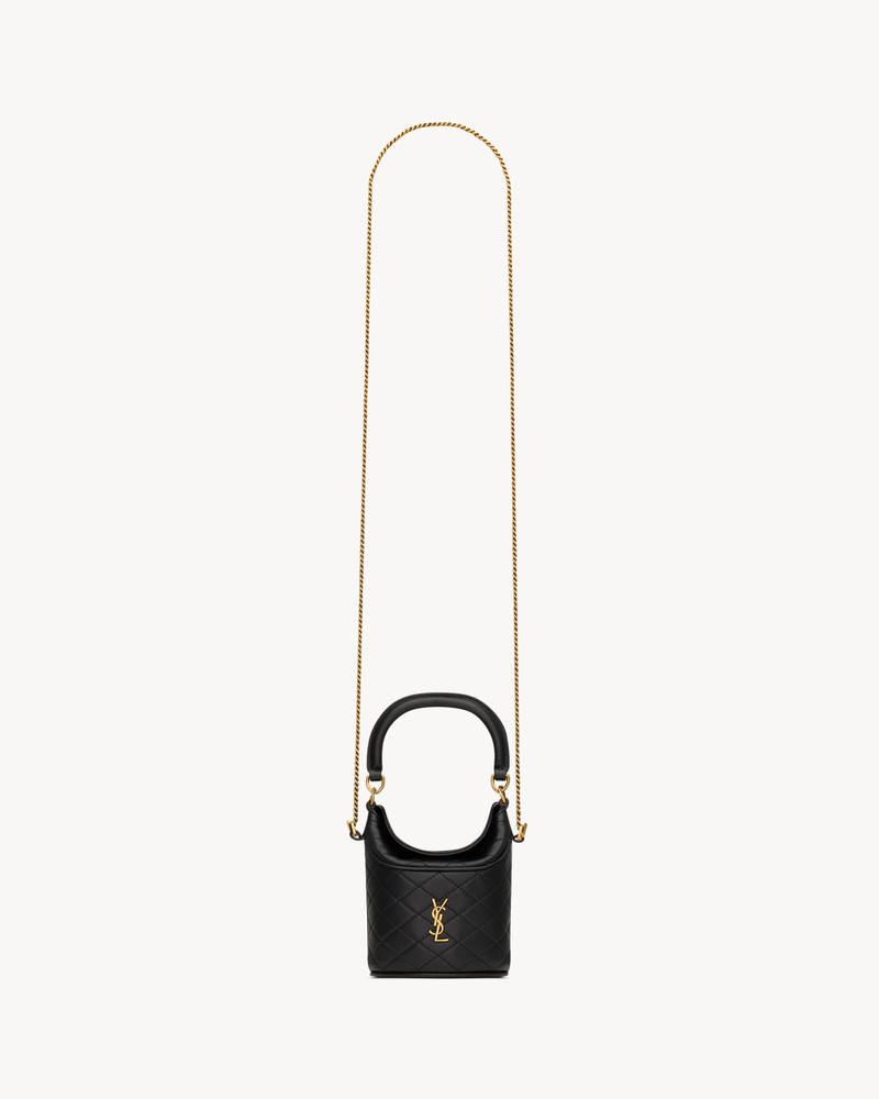 GABY MINI BUCKET IN LAMBSKIN 1