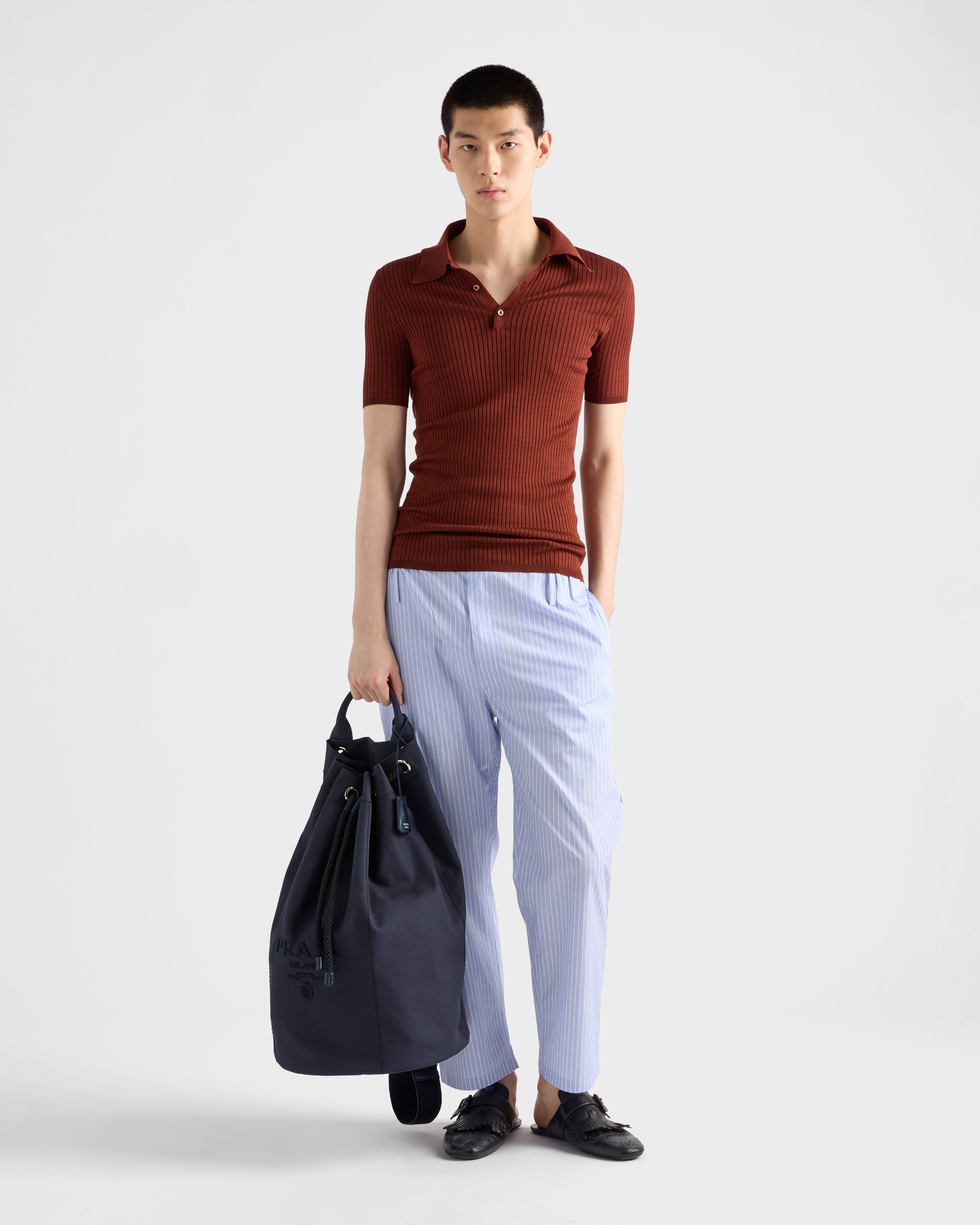 Canvas drawstring duffle bag - 2