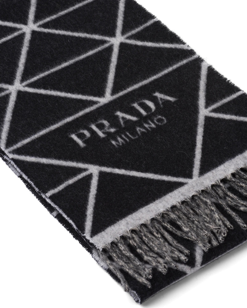 Prada Double cashmere scarf outlook