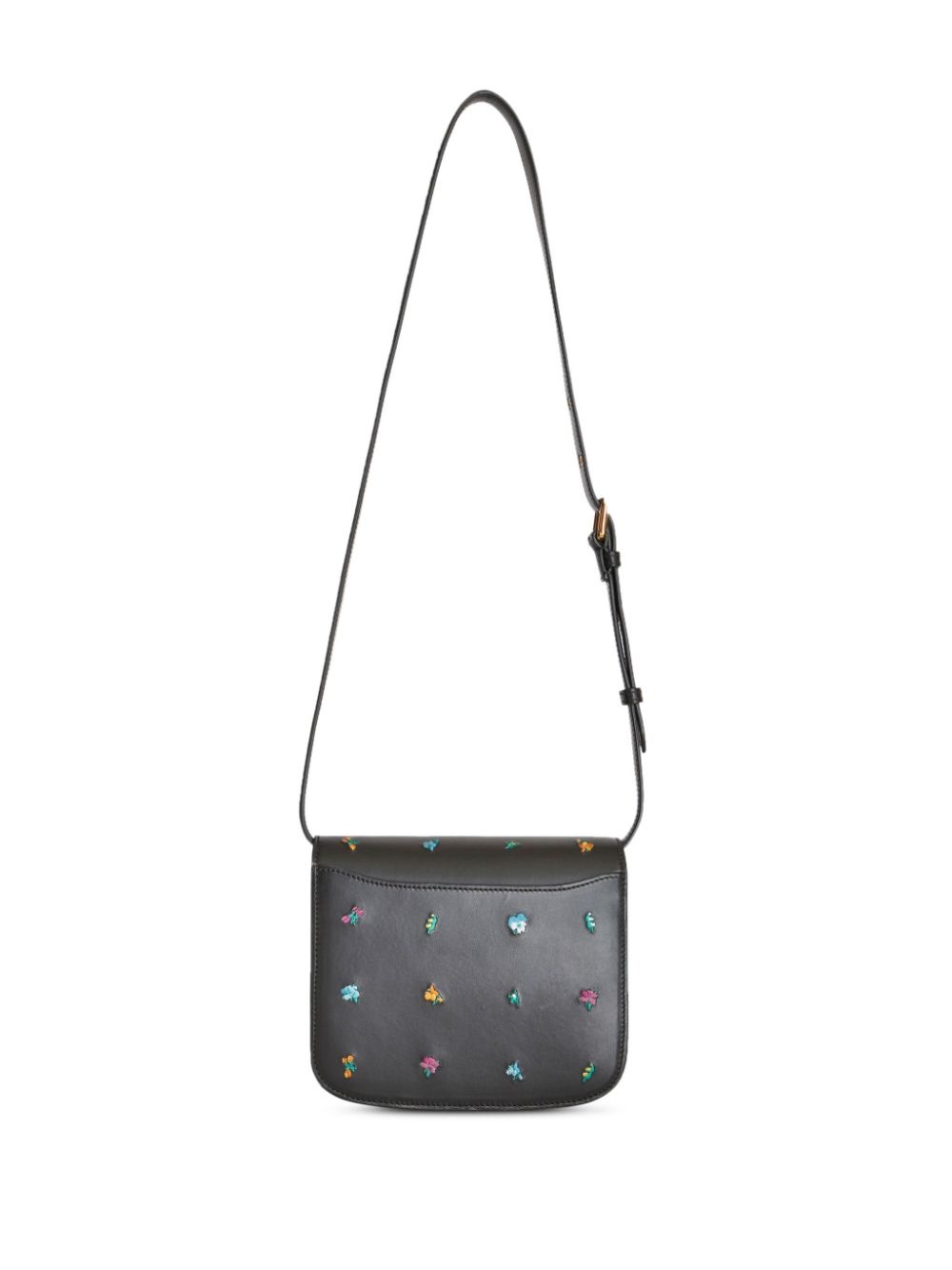 small Essential floral-embroidered shoulder bag - 2