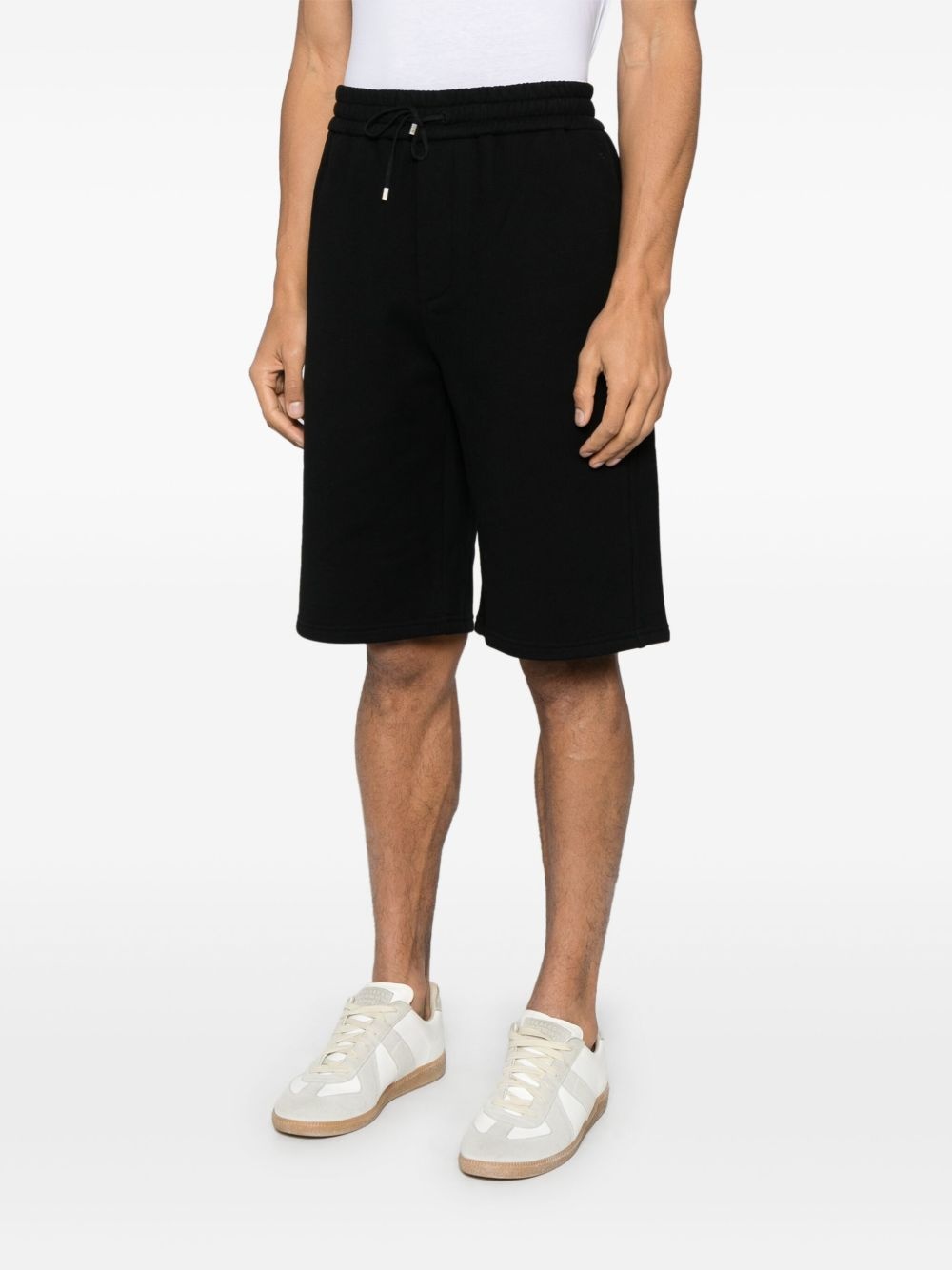 cotton track shorts - 3