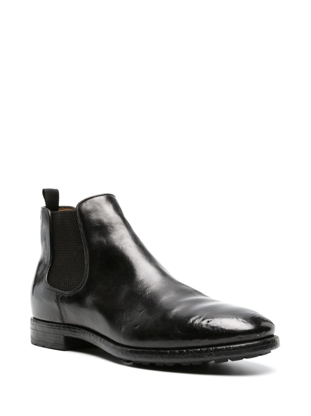 polished leather Chelsea boots - 2