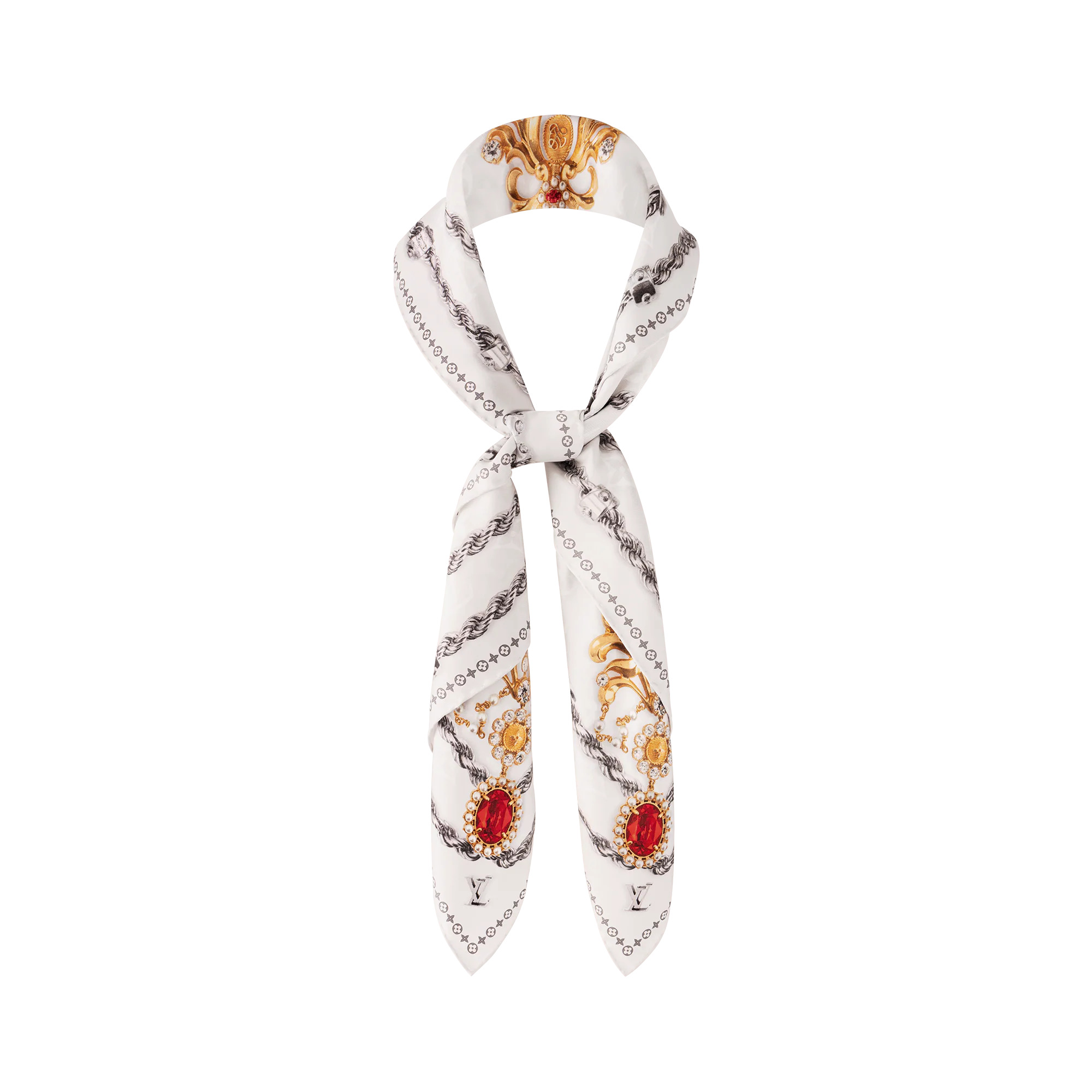LV Dynasty Pearls Silk Square - 3