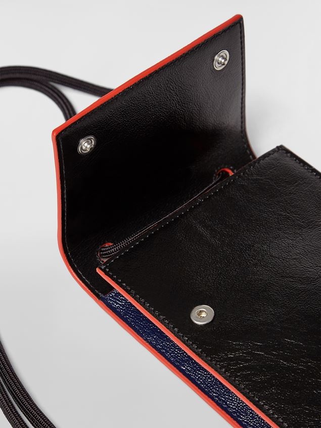 PHONE CASE IN TWO-TONE SHINY CALFSKIN 4