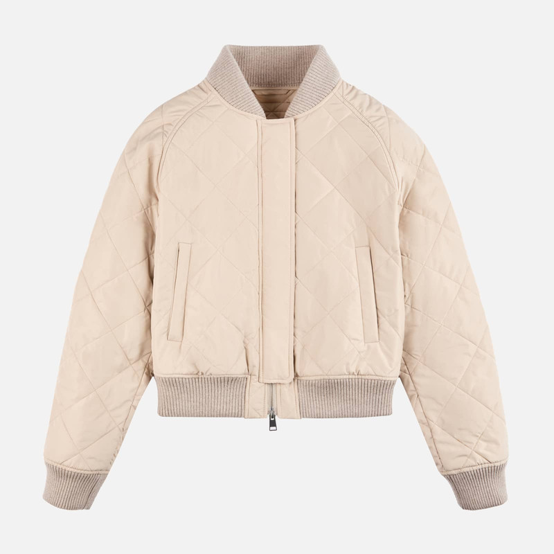 Quilted bomber jacket 1