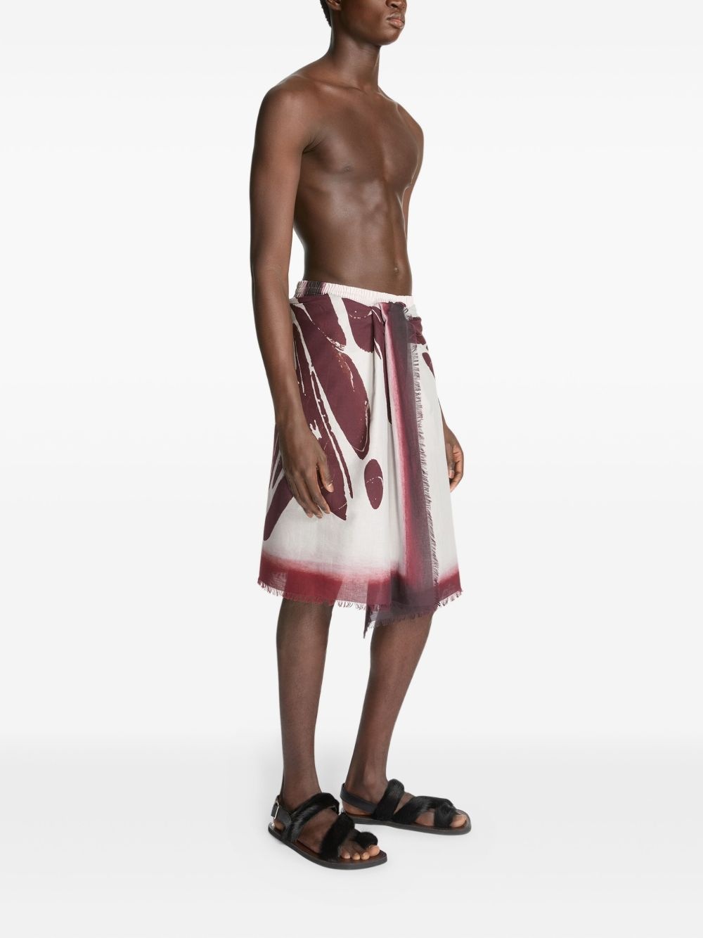abstract-print cover-up - 3