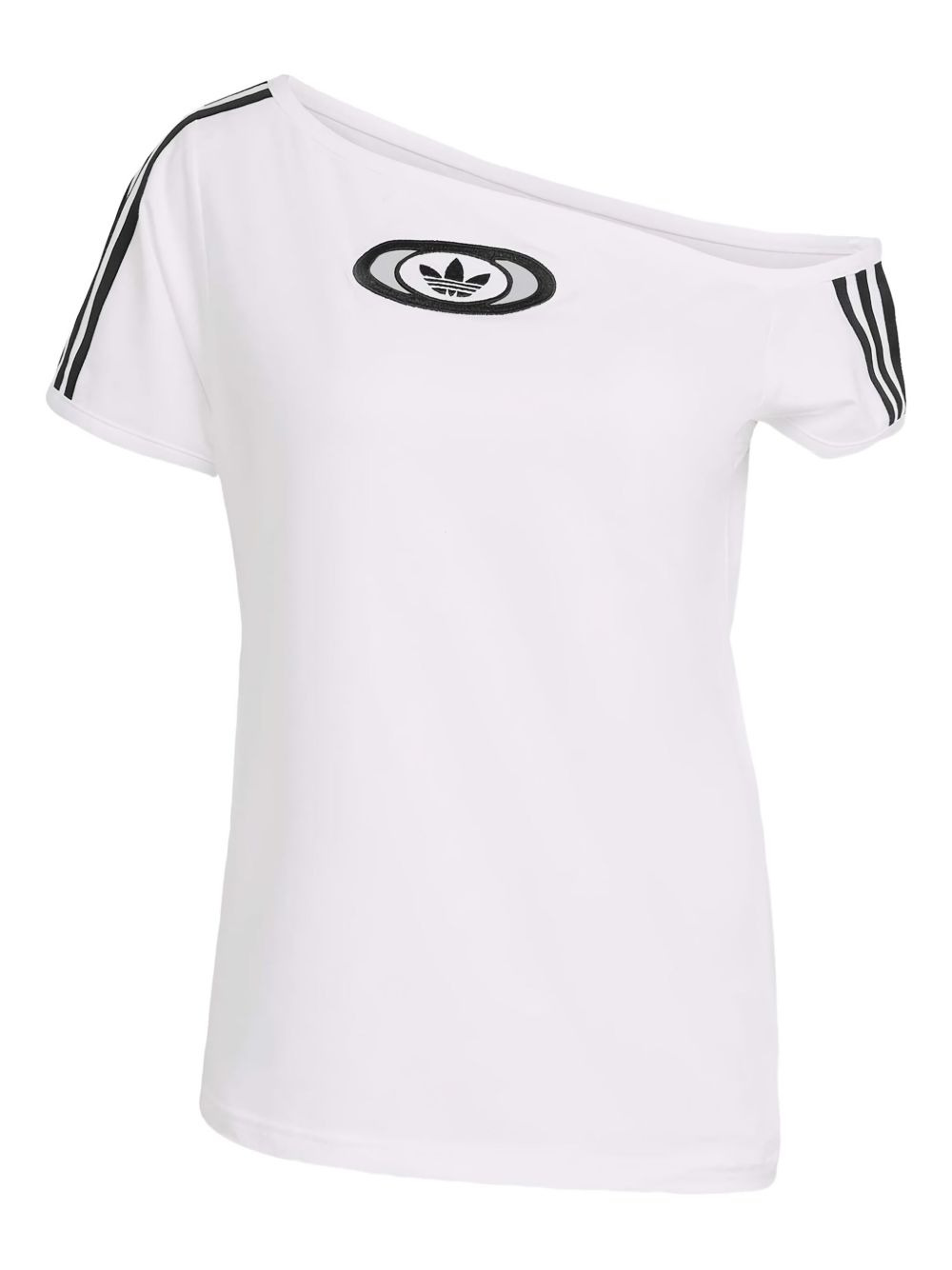 Campus 2000 3-stripe oval-detail T-shirt - 1