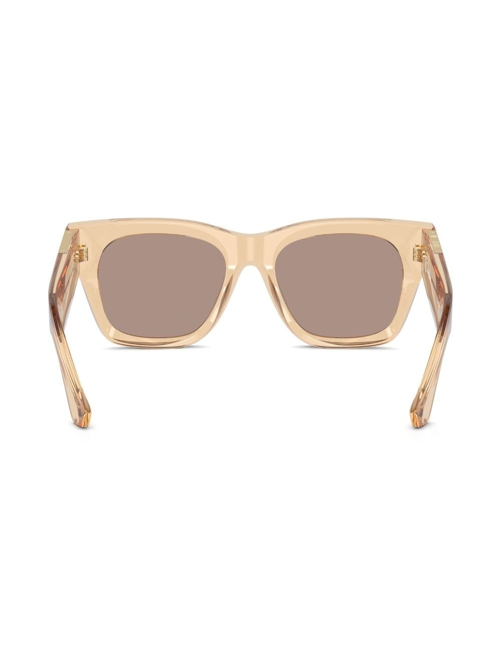 transparent wayfarer-frame sunglasses - 4