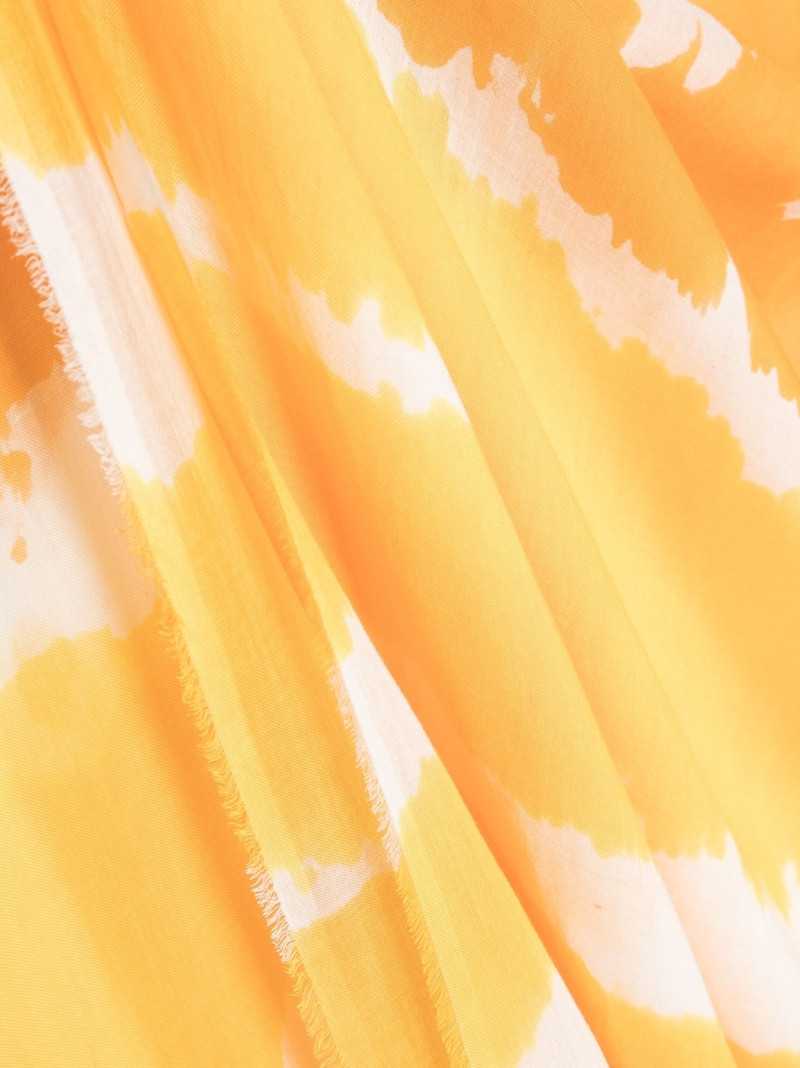 tie-dye silk-blend scarf 3