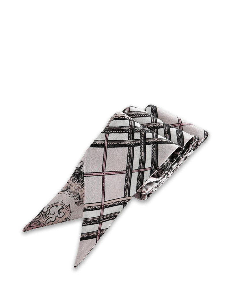 tartan graphic scarf 3