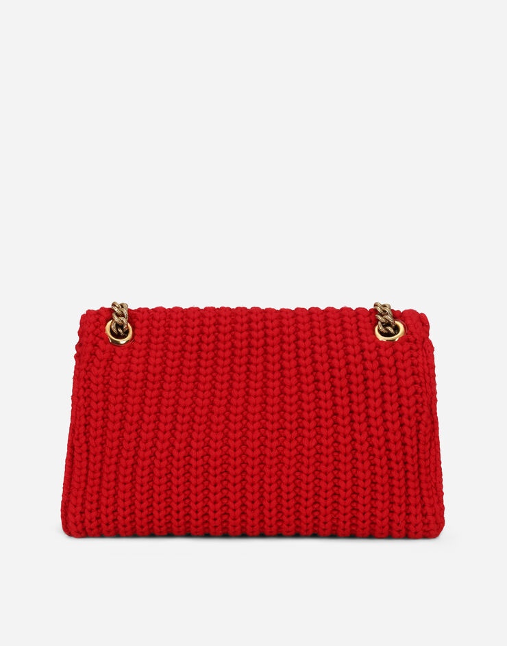 Large knit Devotion shoulder bag - 4