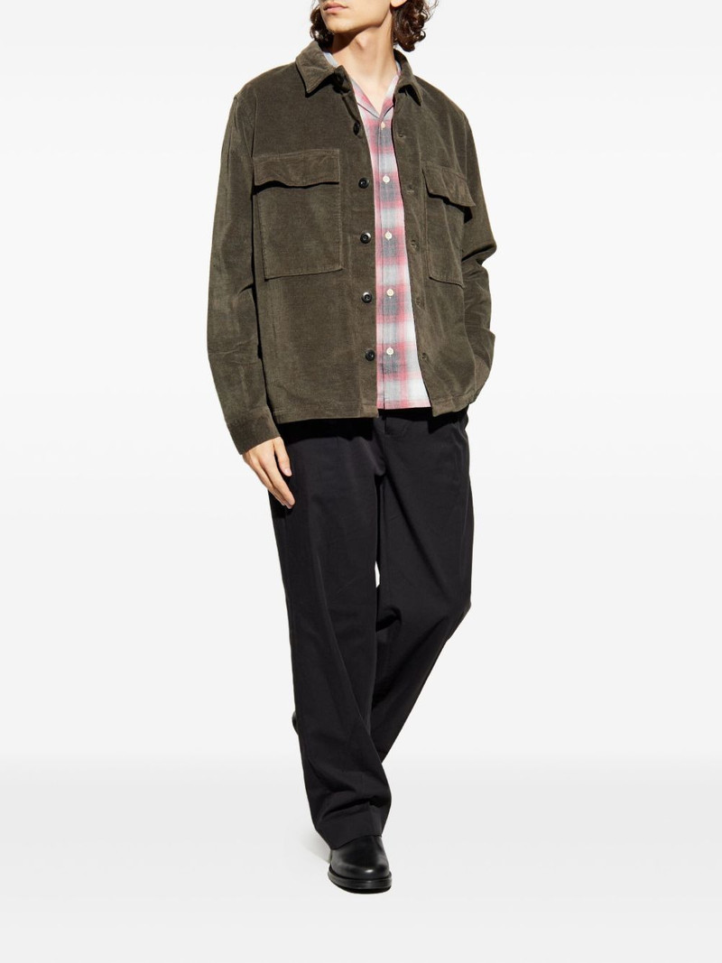 ALLSAINTS Shams plaid pocket shirt outlook