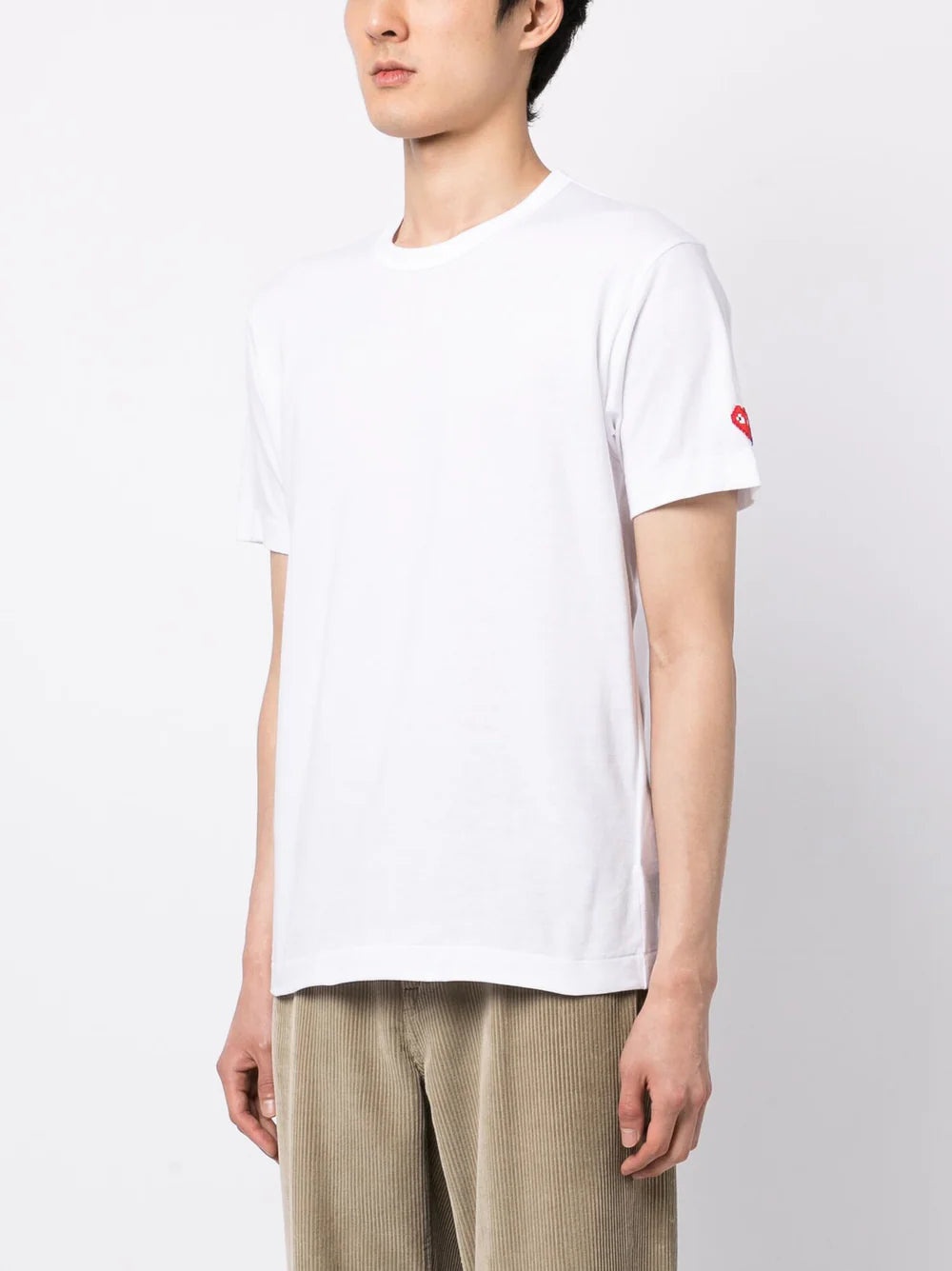 LOGO-PATCH CREW-NECK T-SHIRT - 3